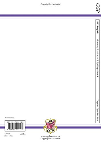 KS2 English Targeted Question Book: Grammar, Punctuation & Spelling - Year 4