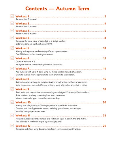 KS2 Maths 10-Minute Weekly Workouts - Year 4