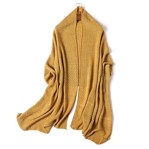 La Bufanda del Invierno De La Cachemira De Las Mujeres De Punto Grueso Pashmina Mantones Señora Abrigos Mujer Caliente Salvaje De Punto Pañuelos De Dos Colores De La Bufanda del Color A Juego,Y10