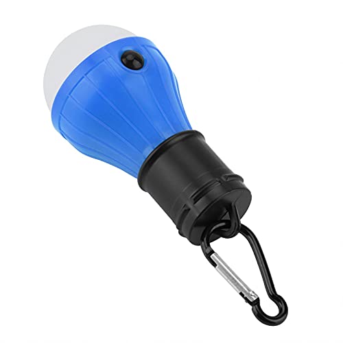 Lámpara de camping, luz de camping portátil Mini y cuerpo compacto tienda colgante bombilla fácil de instalar. Calidad PS para pesca para camping (azul)
