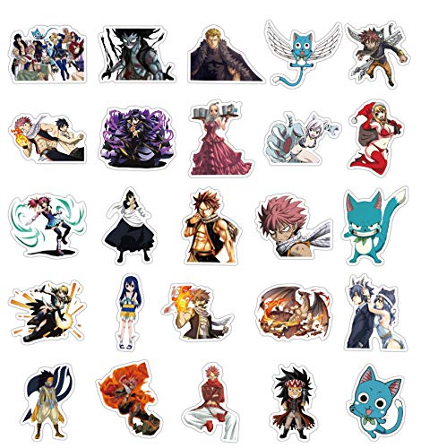 Later Riman Fairy Tail Steam Graffiti Sticker Agua extraíble Trolley Case Sticker Notebook Sticker Car Sticker 50PCS