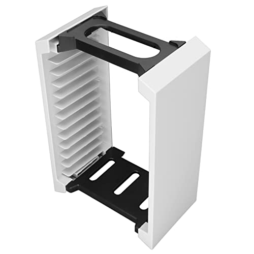 Lazimin Consola de Juegos Accesorio de Soporte Vertical Se, Dobe TP5-1545 con Soporte de Juegos Controlador de Almacenamiento Base de Carga Tienda Discos de Juegos para PS5 Soporte Multifuncional