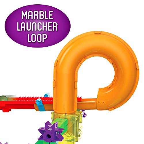 Learning Journey El Viaje de Aprendizaje 266823 Tecno Engranajes Marble Mania Juego de construcción de catapulta (100 Unidades)