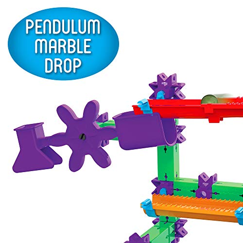 Learning Journey El Viaje de Aprendizaje 266823 Tecno Engranajes Marble Mania Juego de construcción de catapulta (100 Unidades)