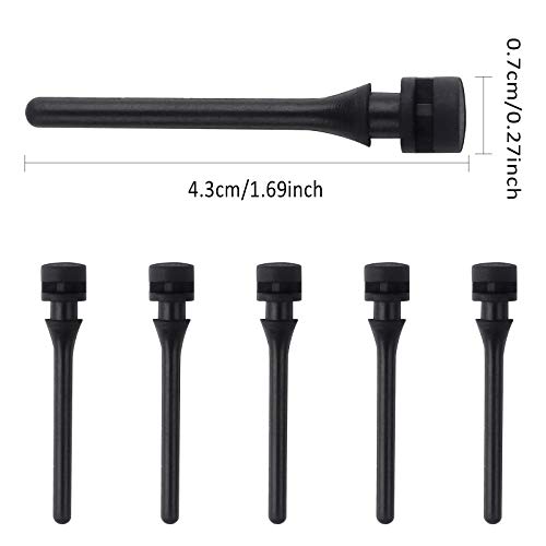 Ledoo Soporte de Ventilador antivibración Tornillo de Ventilador de Caja de 50 Piezas, Goma antivibración de Ventilador de PC, Tornillo antivibración de PC