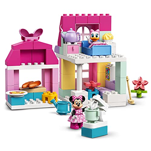 LEGO 10942 Duplo Disney Casa y Cafetería de Minnie Mouse, con Cocina de Juguete para Construir para Niños y Niñas +2 Años