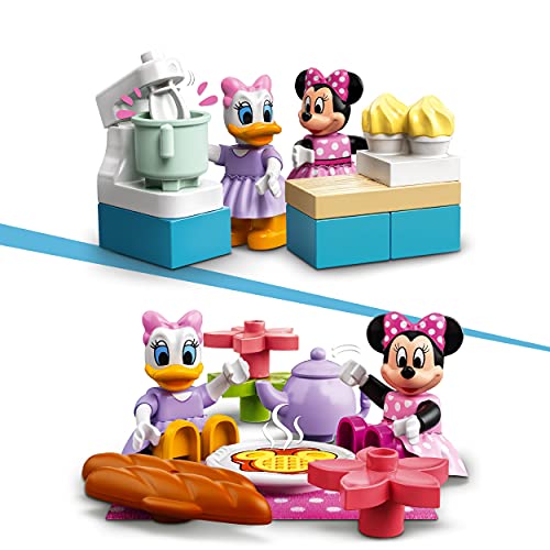 LEGO 10942 Duplo Disney Casa y Cafetería de Minnie Mouse, con Cocina de Juguete para Construir para Niños y Niñas +2 Años