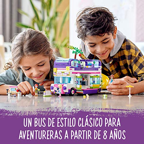 LEGO 41395 Friends Bus de la Amistad, Juguete de Construcción con Mini Muñecas, Regalos para Niños y Niñas +8 años