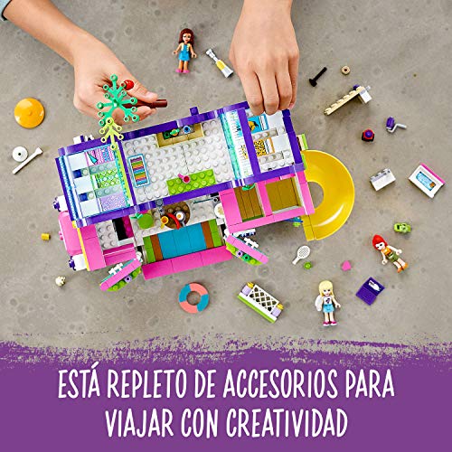 LEGO 41395 Friends Bus de la Amistad, Juguete de Construcción con Mini Muñecas, Regalos para Niños y Niñas +8 años
