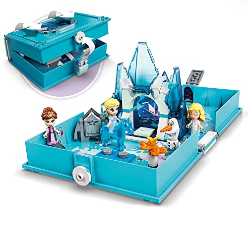 LEGO 43189 Disney Frozen 2 Cuentos e Historias: Elsa y El Nokk, Set de Juego Portátil, Juguete de Viaje con Micro Muñeca