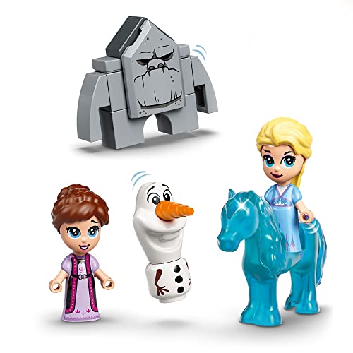 LEGO 43189 Disney Frozen 2 Cuentos e Historias: Elsa y El Nokk, Set de Juego Portátil, Juguete de Viaje con Micro Muñeca