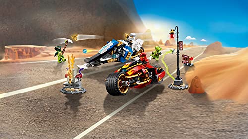LEGO 70667 Ninjago Moto Acuchilladora de Kai y Motonieve de Zane