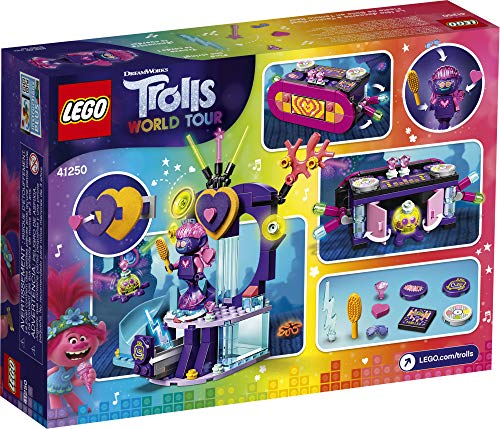 LEGO Trolls World Tour Techno Reef Dance Party 41250 Building Kit, Awesome Trolls Playset for Creative Play, New 2020 (173 Pieces)