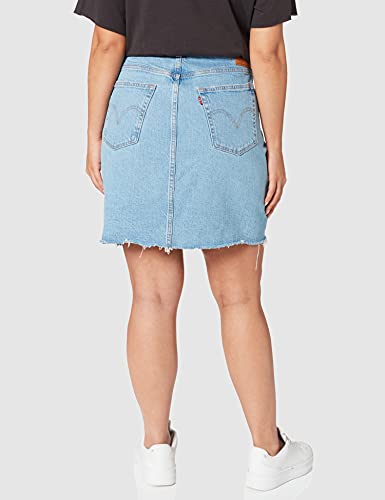 Levi's Plus Size PL Deconstructed Falda, Luxor Heat Skirt Plus Tango, 18 para Mujer