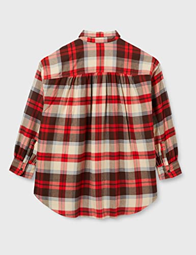 Levi's Plus Size Pl Remi Utility Shirt Camisa, Rosie Chicory Coffee-Manta, Color marrón, 3XL para Mujer