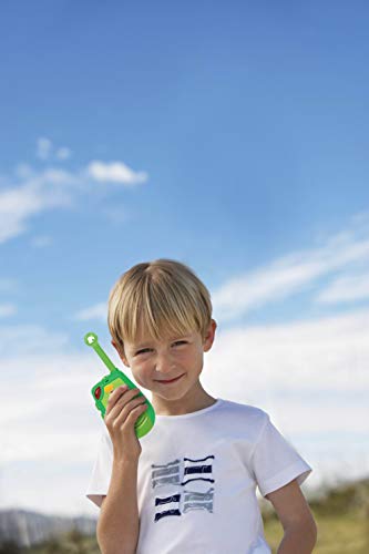 LEXIBOOK- Nintendo Animal Crossing - Walkie-Talkies Digitales para Niños - Rango transmisión hasta 2 kms, Morse Luminoso, Pinza para Colgar del cinturón, batería, Verde
