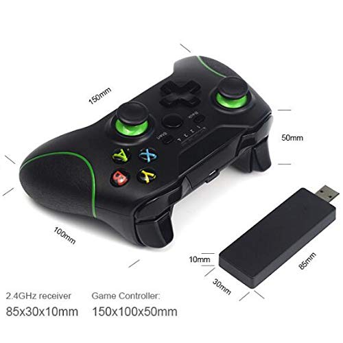 LIMIAO Controlador inalámbrico Xbox One, Controlador de Juegos Xbox 360 Slim 2.4 G, Joypad Remote Compatible con PS3 y PC Windows 7/8/10
