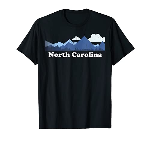 Linda North Carolina Blue Ridge Mountains NC Retro Camiseta