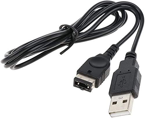 Link-e : 2 X Cable cargador de corriente USB compatible con las consolas Nintendo GBA SP (Gameboy Advance SP) y DS originales