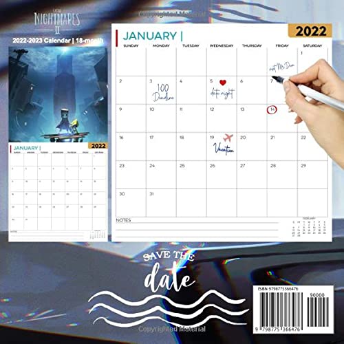 Little Nightmares II: OFFICIAL 2022 Calendar - Video Game calendar 2022 - Little Nightmares II -18 monthly 2022-2023 Calendar - Planner Gifts for ... games Kalendar Calendario Calendrier).3