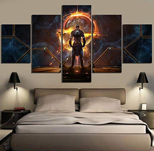 LIUWW 5 Piezas de Starpoint Gemini Warlord Game Poster Artist Home Decor Canvas Wall Art