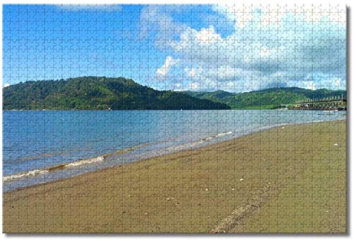 LIUWW Adultos Puzzle 1000 Piezas DIY Clásico Rompecabezas de Madera para Niños Educativo Puzzles descompresión de Interesantes Juguete-Golfito, Costa Rica