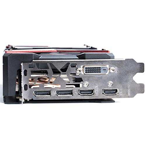 LIUXING Tarjeta gráfica Tarjeta de Juegos de gráficos GDDR5 1306MHz 8 Gbps 8 GB 256 (Color : Negro, tamaño : Un tamaño)