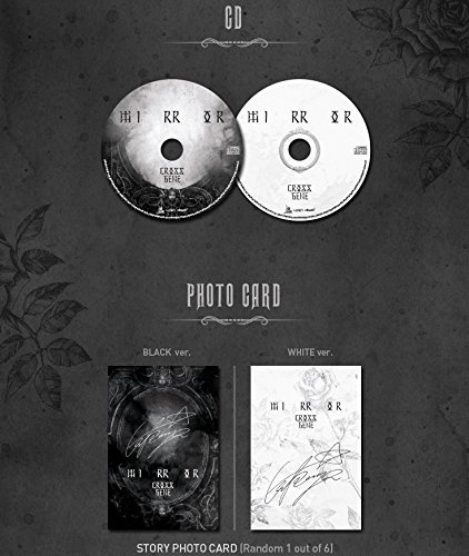 Loen Entertainment Cross Gene - Mirror (4Th Mini Album) [Black Ver.] Cd+Photobook+Photocard