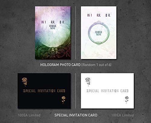 Loen Entertainment Cross Gene - Mirror (4Th Mini Album) [Black Ver.] Cd+Photobook+Photocard