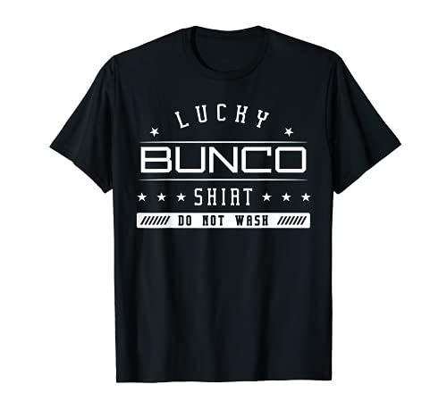 Lucky Bunco Camisa Dice Game Lover Bunko Players Bonco Party Camiseta