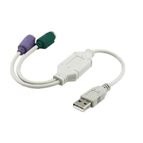 Luwu-Store USB macho a PS/2 hembra convertidor de cable convertidor convertidor convertidor de teclado