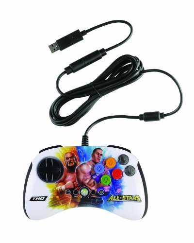 Mad Catz WWE All STARS BrawlPad - Volante/mando (Mando de juegos, Xbox, D-pad, Turbo, Volver, Start, Con cables, USB, 3 m) Múltiple