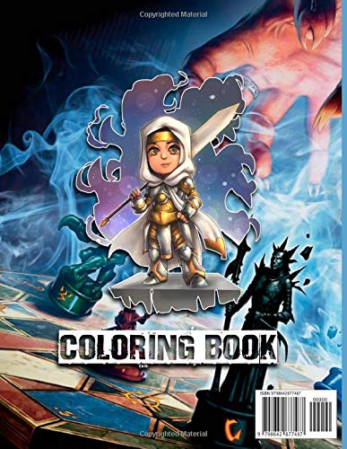 Magic The Gathering Coloring Book: Impressive Magic The Gathering Coloring Books For Adults, Tweens (Many Pages Bring Happiness)
