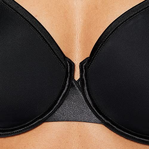 Maison Lejaby - Sujetador Copa Completa con Bordado para Mujer, Talla 95B, Color Negro