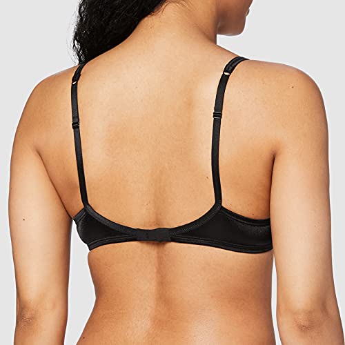 Maison Lejaby - Sujetador Copa Completa con Bordado para Mujer, Talla 95B, Color Negro