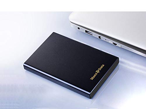 ManxData Disco duro externo portátil USB 3.0 de 500 GB, para uso con Windows PC, Mac, Smart TV, Xbox One y PS4