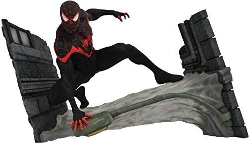 Marvel Gallery: Miles Morales Estatua PVC, Color Negro, Estándar (Diamond Select Toys APR202660)