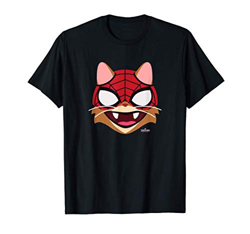 Marvel Spider-Man: Miles Morales Spider-Cat Big Face Camiseta