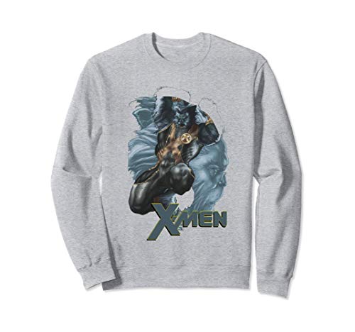 Marvel X-Men The Beast Double Exposed Mutant Sudadera