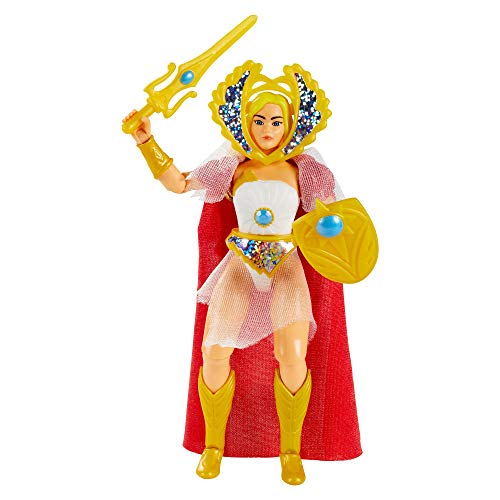 Masters of the Universe (Masters del Universo Orígenes) Figura She-Ra, muñeco articulado de juguete (Mattel GVW62)