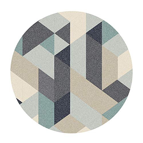 Mats De Oficina Para Sillas Rodantes, Tapete De Silla, Esteras Protectoras Para Suelo Para Silla De Ruedas, Estera De Silla De Computadora Para Juegos, Alfombra De Alfombra Redonda(Size:100cm/39.4in)