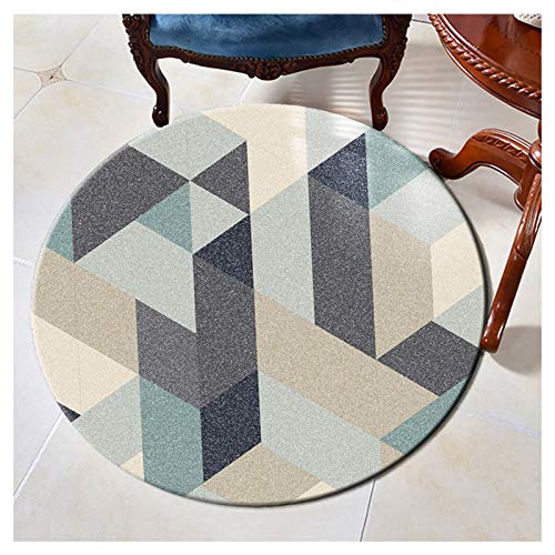 Mats De Oficina Para Sillas Rodantes, Tapete De Silla, Esteras Protectoras Para Suelo Para Silla De Ruedas, Estera De Silla De Computadora Para Juegos, Alfombra De Alfombra Redonda(Size:100cm/39.4in)