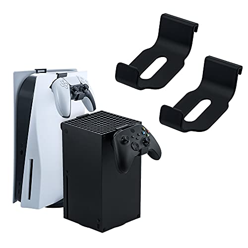 Mcbazel Controlador de gamepad y auriculares Soporte de suspensión para PS5/ Xbox Series solo sin tornillos / sin cinta adhesiva - 2 piezas