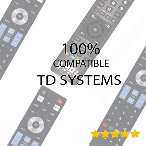 MD MANDOS. Mando A Distancia TELEVISIÓN TDSYSTEMS - Mando TELEVISOR TD Systems Mando A Distancia para TD-System TV -Modelo 2
