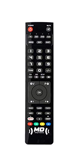 MD MANDOS. Mando A Distancia TELEVISIÓN TDSYSTEMS - Mando TELEVISOR TD Systems Mando A Distancia para TD-System TV -Modelo 2