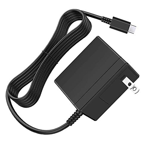 MEROM Cargador 15V 2.6A PD Carga Rapida para Fuente de Alimentación Nintendo Switch and Switch Lite Adaptador Alimentación Reemplazar Cable Tipo C Pin Americano (5 ft)