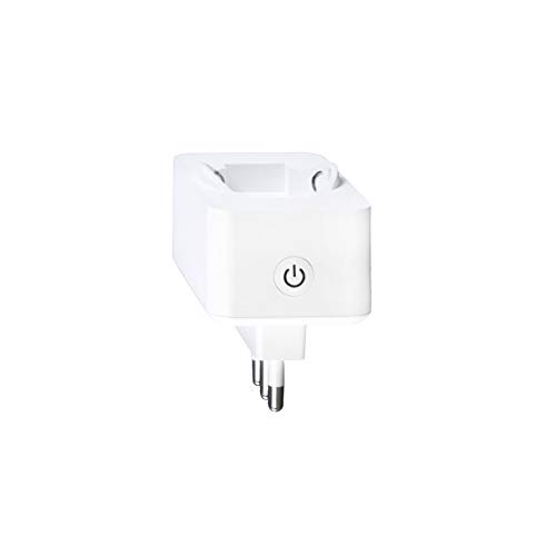 Microbees Enchufe inteligente WiFi italiano SocketBee, App y Cloud ITA, compatible con Google Home, Siri Shortcuts y Alexa (busca en la tienda de skill)