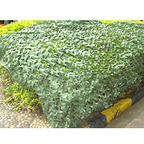 Militar Red De Camuflaje del Bosque,El Automóvil Toldos Observar ​Aves Ocultar CS Caza Militar Decorar Caza Jardín,para jardín, ocio, camping, fiestas, bares(Size:1.5x9M=5X29FT,Color:ejercito verde)