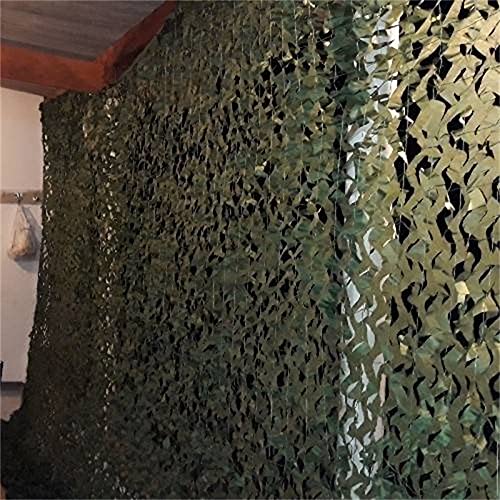 Militar Red De Camuflaje del Bosque,El Automóvil Toldos Observar ​Aves Ocultar CS Caza Militar Decorar Caza Jardín,para jardín, ocio, camping, fiestas, bares(Size:1.5x9M=5X29FT,Color:ejercito verde)