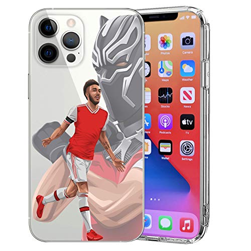 MIM Global Football Futbol Soccer Protectores Case Cover Compatible para Todos iPhone (iPhone 11 Pro, Aubame)